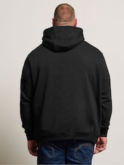 BadRhino Big & Tall Dark Black Hoodie - Image 3 of 7