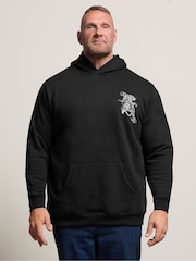 BadRhino Big & Tall Black Hoodie - Image 1 of 7