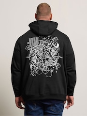 BadRhino Big & Tall Black Hoodie - Image 3 of 7