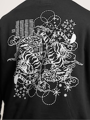 BadRhino Big & Tall Black Hoodie - Image 4 of 7
