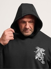 BadRhino Big & Tall Black Hoodie - Image 5 of 7