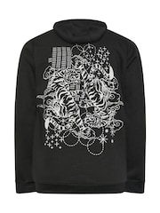 BadRhino Big & Tall Black Hoodie - Image 7 of 7