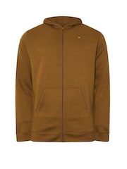 BadRhino Big & Tall Brown Zip Thru Hoodie - Image 6 of 7