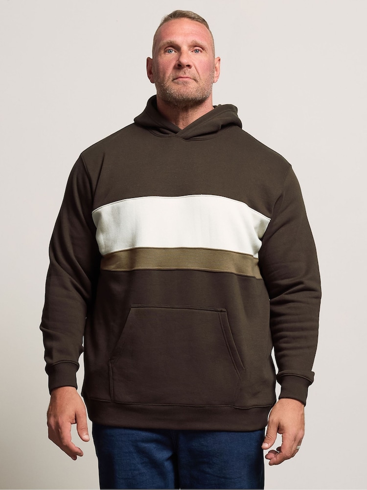 BadRhino Big & Tall Brown Hoodie - Image 1 of 7 BadRhino Big & Tall Brown Hoodie - Image 1 of 7