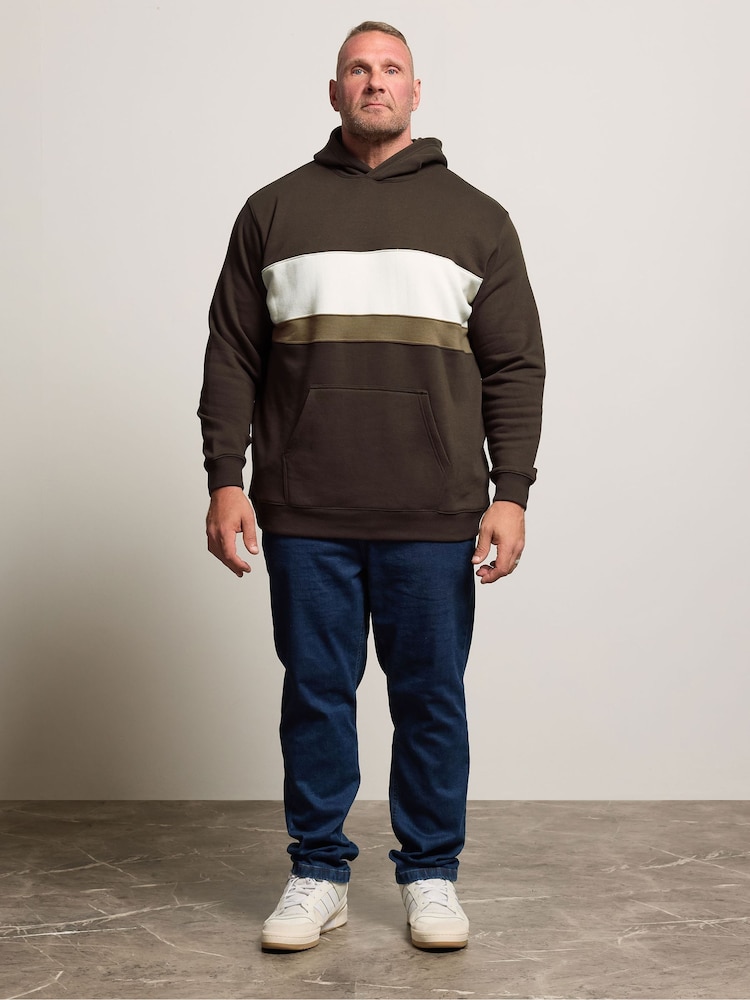BadRhino Big & Tall Brown Hoodie - Image 2 of 7 BadRhino Big & Tall Brown Hoodie - Image 2 of 7
