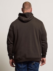 BadRhino Big & Tall Brown Hoodie - Image 3 of 7