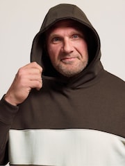 BadRhino Big & Tall Brown Hoodie - Image 5 of 7
