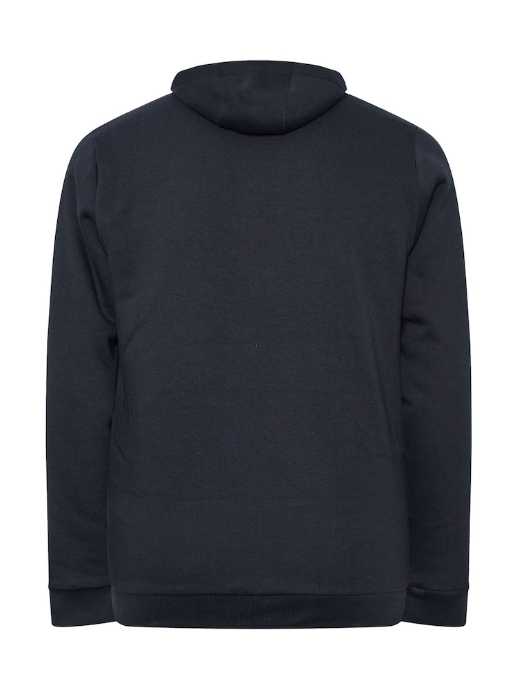 BadRhino Big & Tall Blue Borg Lined Zip Thru Jumper - Image 6 of 6