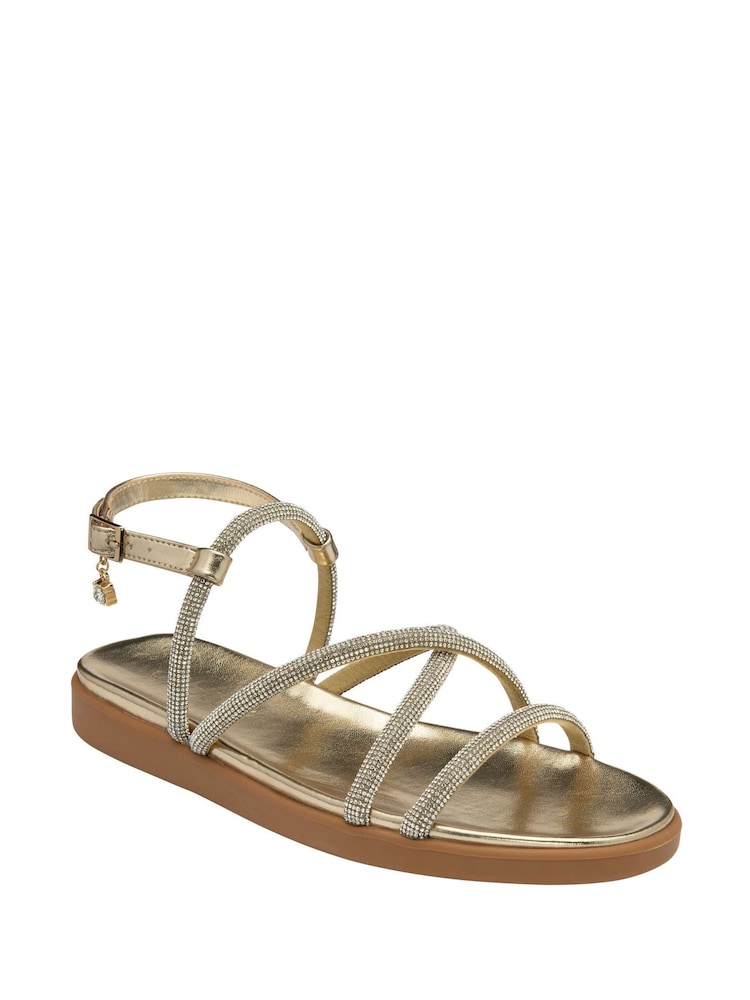 Dorado - Lotus Diamante Wedge Sandals - Imagen 1 de 4 Dorado - Lotus Diamante Wedge Sandals - Imagen 1 de 4