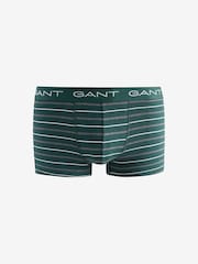 GANT Green Stripe Stretch Cotton Boxers 3 Pack - Image 4 of 8