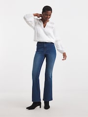 JD Williams Alto Waist Super Stretch Bootcut Jeans - Imagen 1 de 4