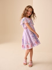 Lilac Purple Embellished Occasion Dress (3-16yrs) - Image 1 of 4