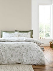 Bianca Green Thea Floral Print Cotton Reversible Duvet Cover Set - Image 2 of 5