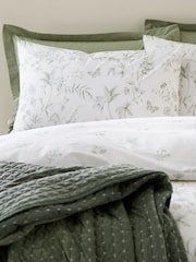 Bianca Green Thea Floral Print Cotton Reversible Duvet Cover Set - Image 3 of 5