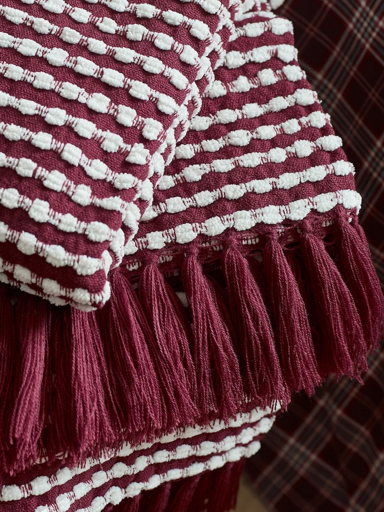 Catherine Lansfield Stab Stitch Blanket Throw - صورة 2 من 4 Catherine Lansfield Stab Stitch Blanket Throw - صورة 2 من 4