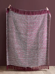 Catherine Lansfield Stab Stitch Blanket Throw - صورة 3 من 4
