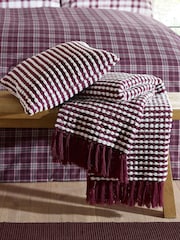 Catherine Lansfield Stab Stitch Blanket Throw - صورة 4 من 4