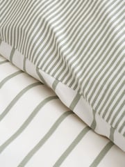 Bianca Green Hampton Stripe Cotton Reversible Duvet Cover Set - Image 5 of 6
