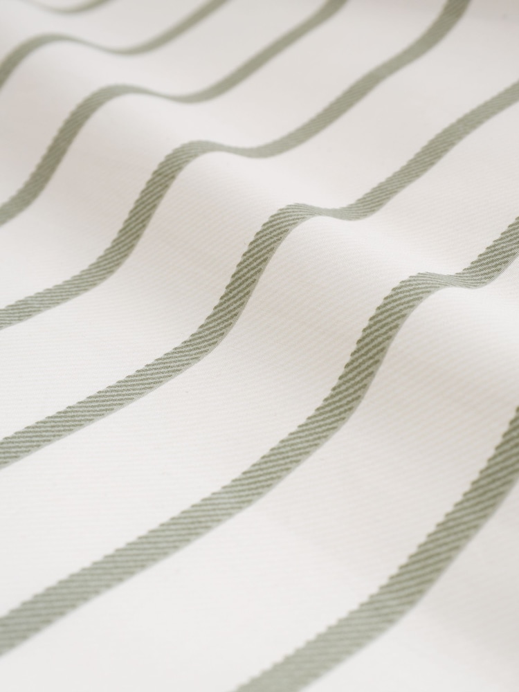 Bianca Green Hampton Stripe Cotton Reversible Duvet Cover Set - Image 6 of 6