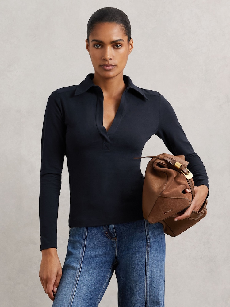Reiss Navy Novi Shirt - Image 1 of 6 Reiss Navy Novi Shirt - Image 1 of 6