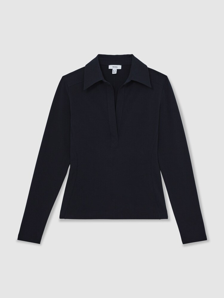 Reiss Navy Novi Shirt - Image 2 of 6 Reiss Navy Novi Shirt - Image 2 of 6