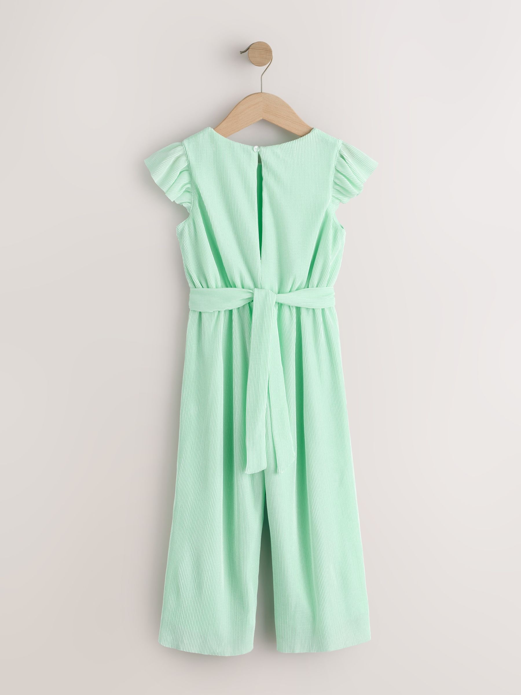 Kopen Mintgroen - Plissé Jumpsuit (3-16jaar) van Next Nederland