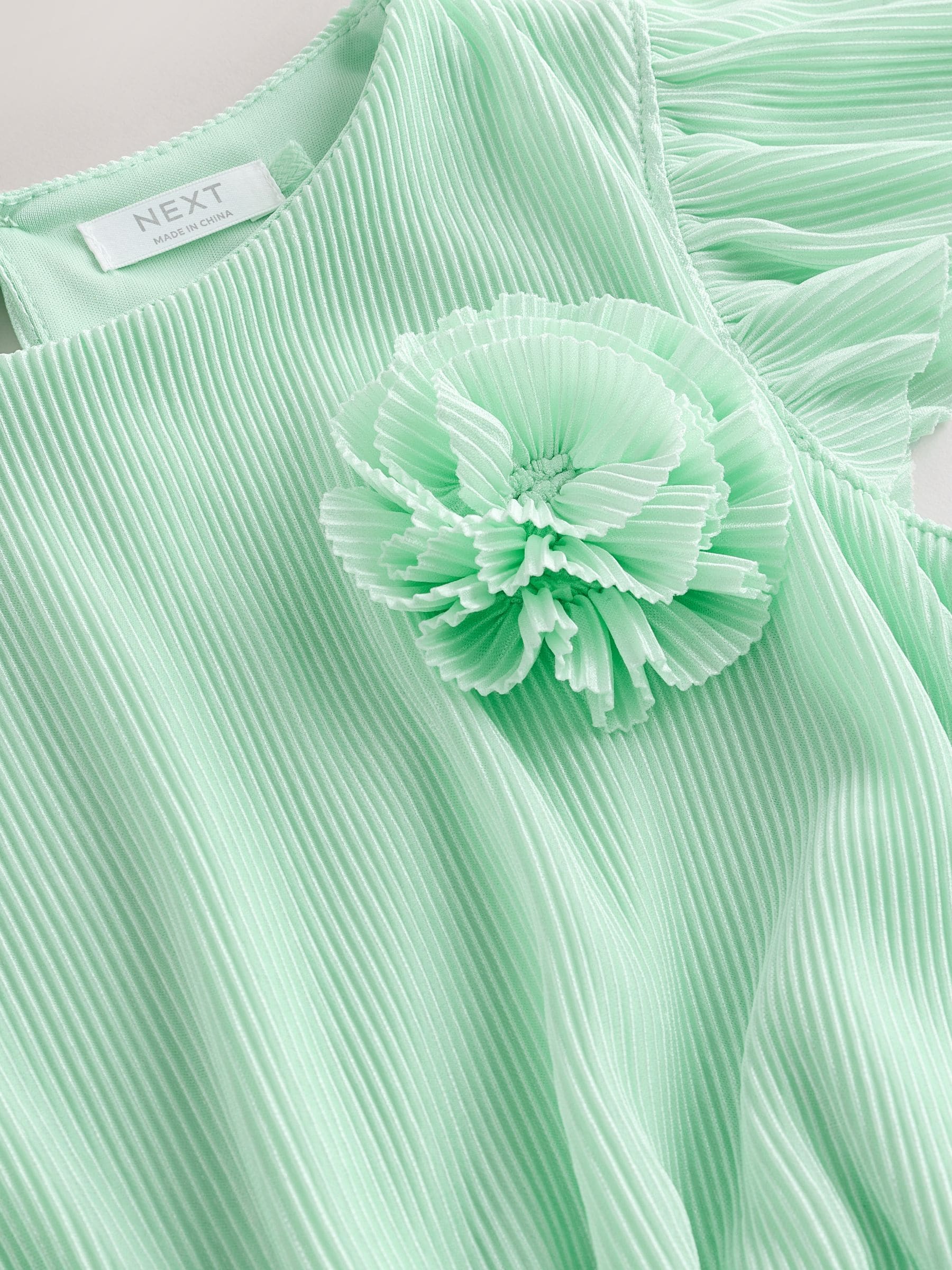 Buy Mint Green Plisse Jumpsuit (3-16yrs) from Next USA