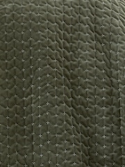 Bianca Green Attica Velvet Embroidered Bedspread - Image 2 of 2