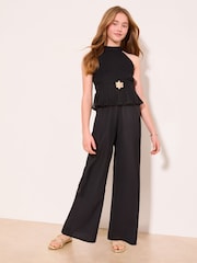 Lipsy Halter Peplum Jumpsuit (5-16yrs) - Bilde 1 av 4