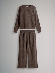 The Set Animal Crew Neck Sweatshirt and Wide Leg Joggers Set - Image 1 of 5