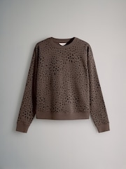 The Set Animal Crew Neck Sweatshirt and Wide Leg Joggers Set - Image 2 of 5