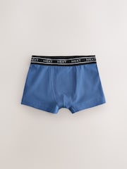Blue with Double Stripe Waistband Trunks 10 Pack (1.5-16yrs) - Image 3 of 11