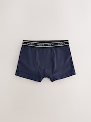 Blue with Double Stripe Waistband Trunks 10 Pack (1.5-16yrs) - Image 5 of 11