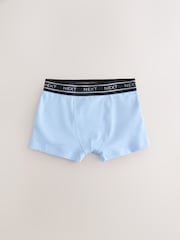 Blue with Double Stripe Waistband Trunks 10 Pack (1.5-16yrs) - Image 8 of 11