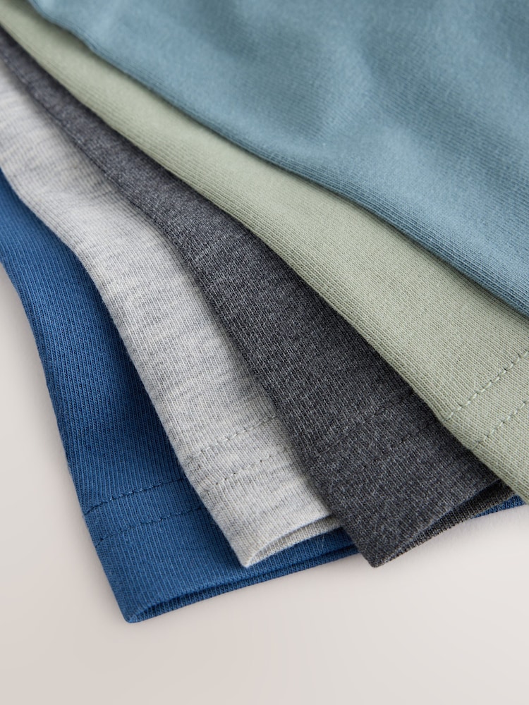 Blue/Green/Grey Trunks 5 Pack (1.5-16yrs) - Image 9 of 9
