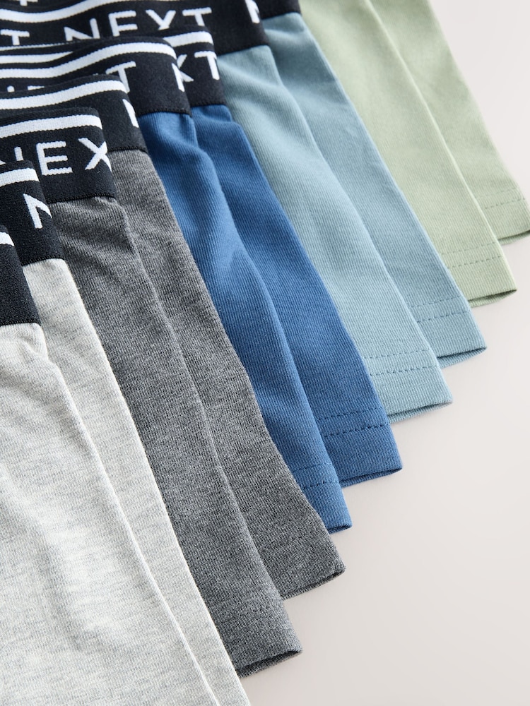 Blue/Green/Grey Trunks 10 Pack (1.5-16yrs) - Image 2 of 14