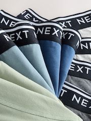 Blue/Green/Grey Trunks 10 Pack (1.5-16yrs) - Image 3 of 14