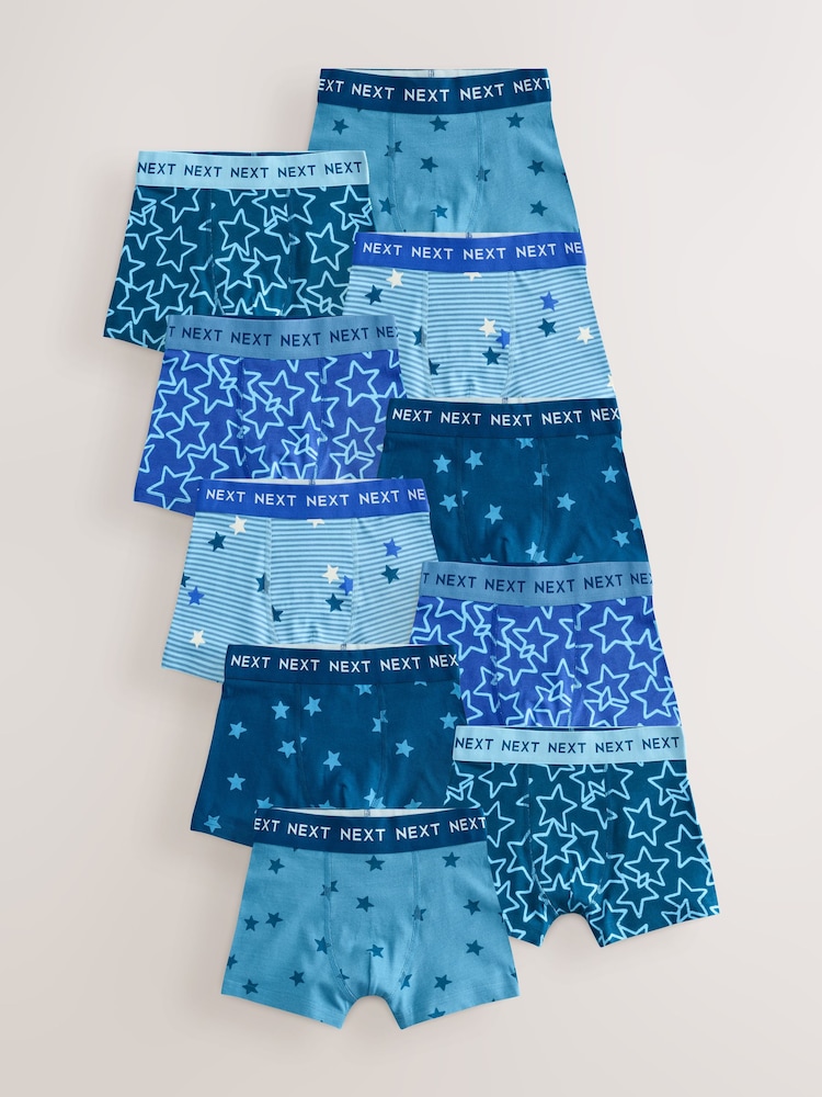 블루/화이트 별 - 트렁크 10 팩(1.5-12년) - 14의 이미지 1