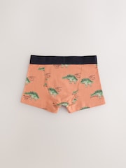 Green/Blue Dinosaur Print Soft Waistband Trunks 5 Pack (1.5-16yrs) - Image 3 of 9
