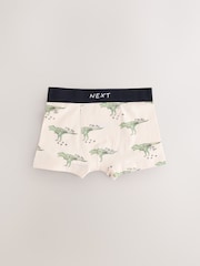 Green/Blue Dinosaur Print Soft Waistband Trunks 5 Pack (1.5-16yrs) - Image 5 of 9