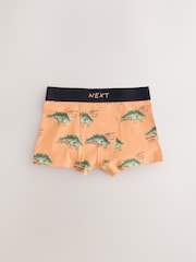 Green/Blue Dinosaur Print Soft Waistband Trunks 5 Pack (1.5-16yrs) - Image 7 of 9