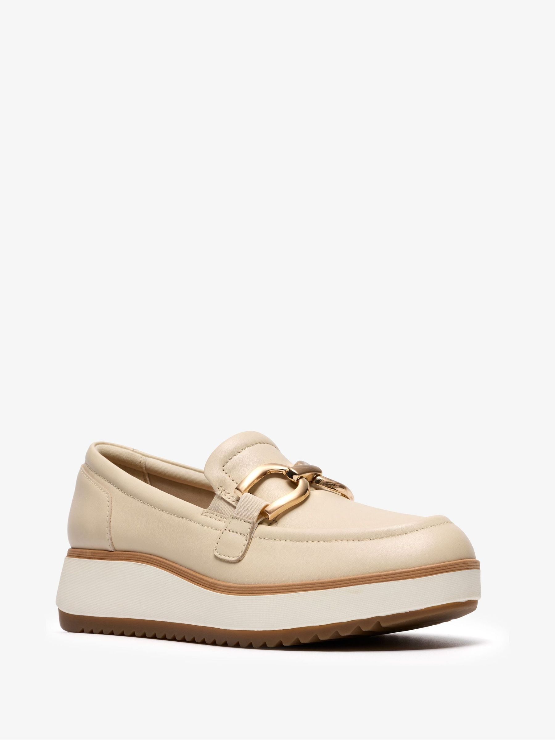 Buy Clarks Cream Leather Zylah May Shoes from the Next UK online shop