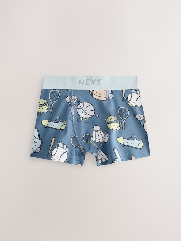 Pastel Sports Junior Character Trunks 5 Pack (1.5-16yrs) - Image 2 of 9