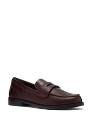 Clarks Brown Straven Edge Shoes - Image 2 of 3