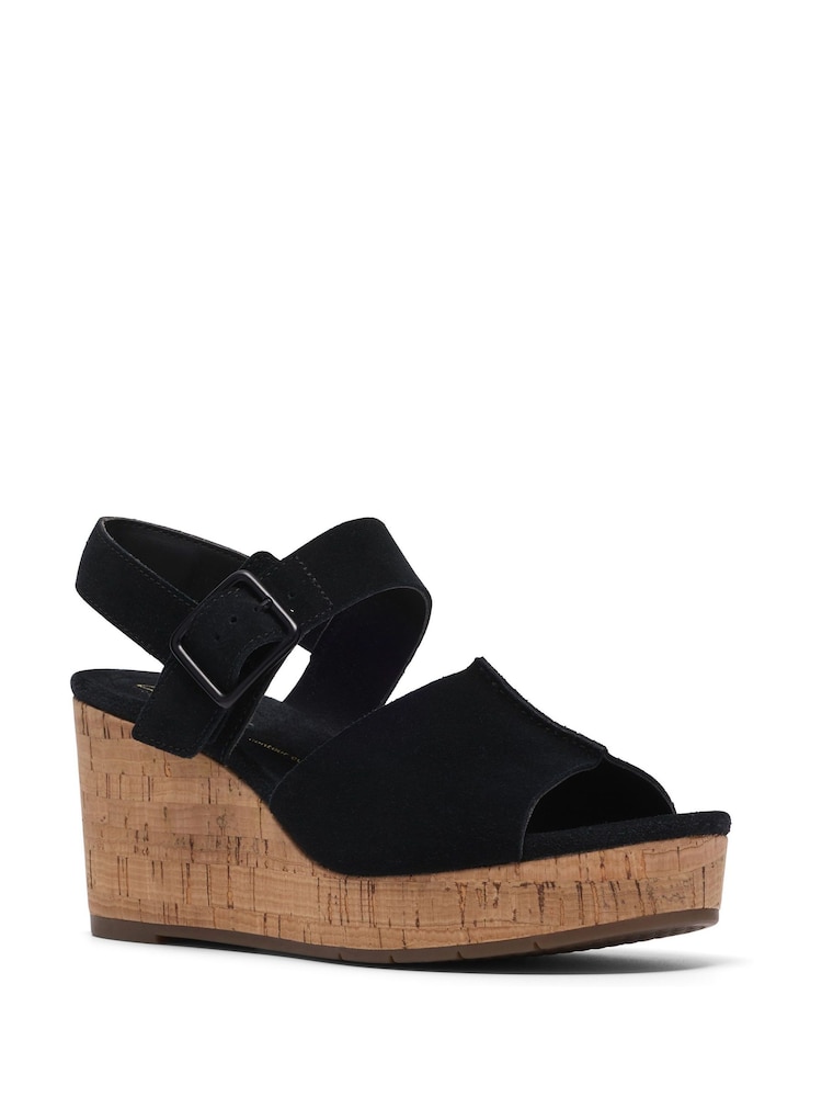 Clarks Black Sabina Dream Sandals - Image 2 of 4