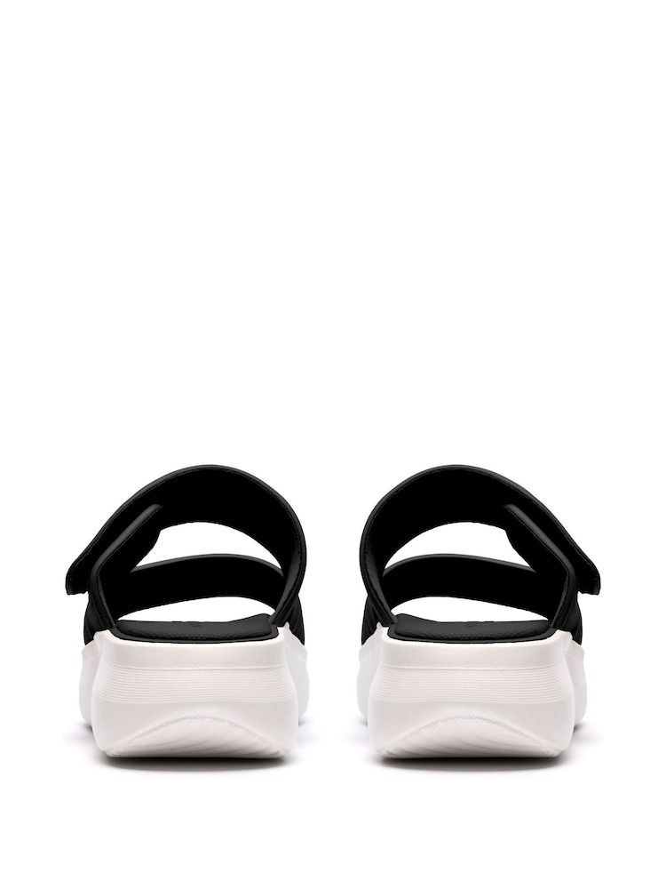 Clarks Black Solevana Star2 Sandals - Image 2 of 2