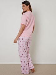 Threadbare Pink Lobster Graphic Print Short Sleeve Pyjamas - Image 1 of 8