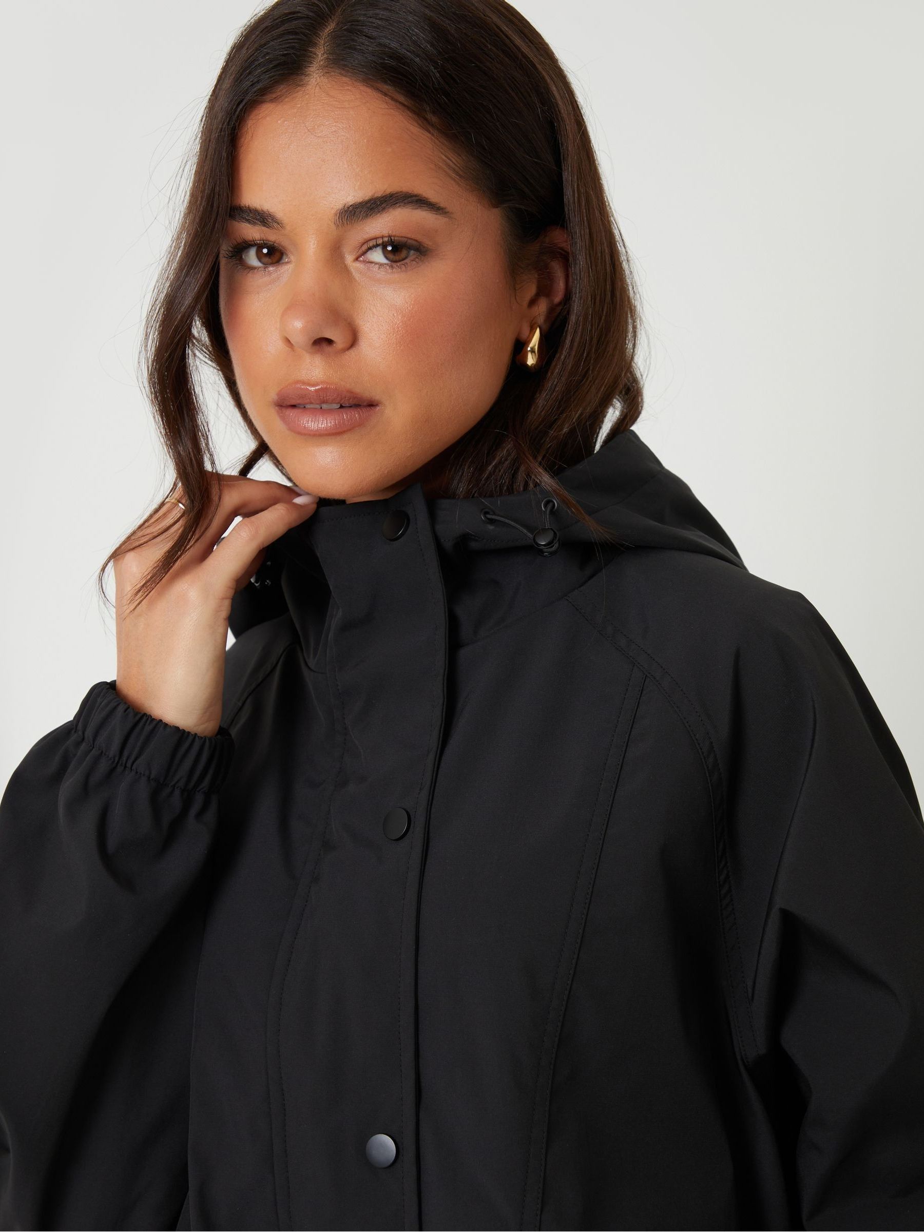 Buy Threadbare Black Showerproof Hooded Jacket from Next South Korea