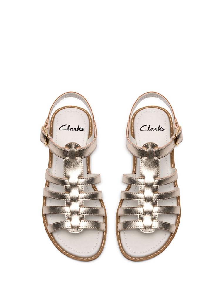 Aur - Clarks Luana Hope Sandals - Imaginea 2 din 3