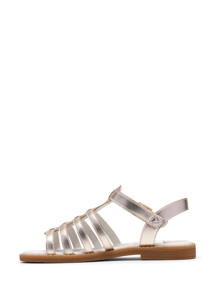 Clarks Gold Luana Hope Sandals - Image 4 of 4 Clarks Gold Luana Hope Sandals - Image 4 of 4